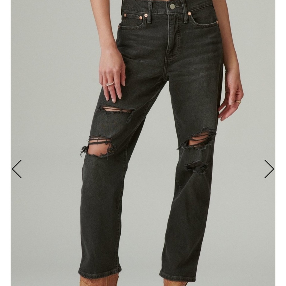 NWT Lucky Brand High Rise Zoe Straight | size 4/27 A
